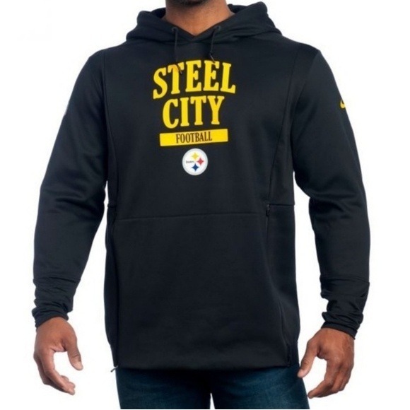 Nike Other - Pittsburgh Steelers Nike Steel City therma Lightweight Pullover Hoodie Large